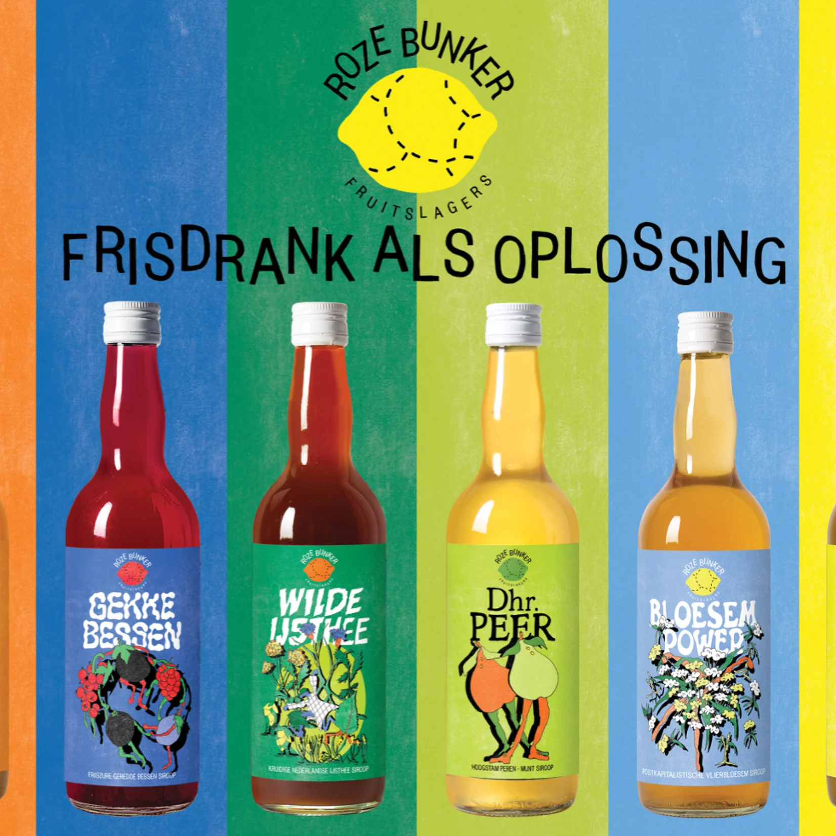 afbeelding van de roze bunker frisdranken