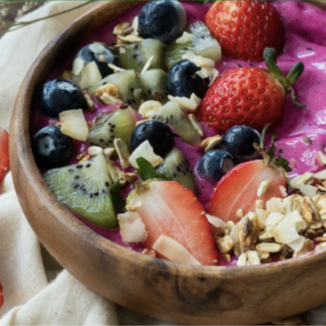 smoothie bowl banaan