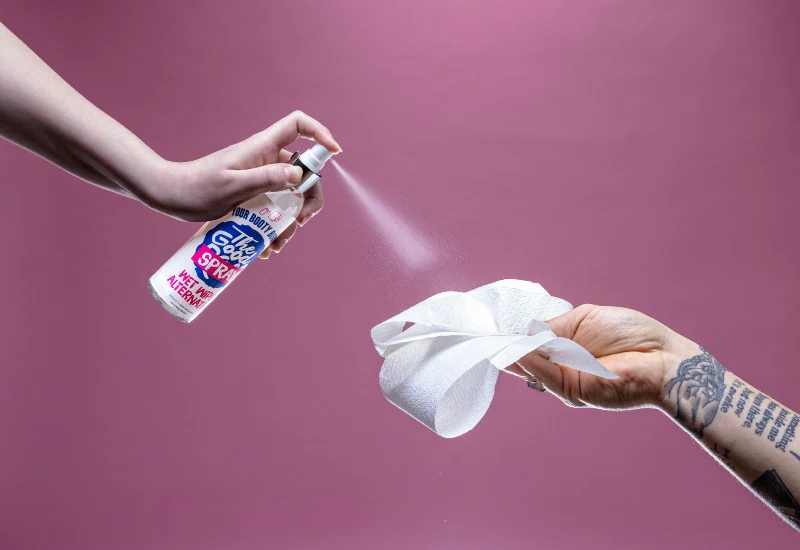 the booty buddy spray the good roll