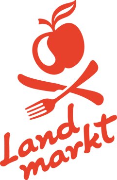 Landmarkt logo rood